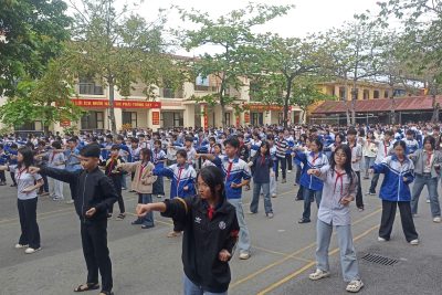 TRƯỜNG THCS GIA THỦY TRƯỜNG THCS GIA THỦY: TÍCH CỰC LUYỆN TẬP CHUẨN BỊ CHO LỄ KHAI MẠC ĐẠI HỘI THỂ DỤC THỂ THAO XÃ GIA TƯỜNG NĂM 2026